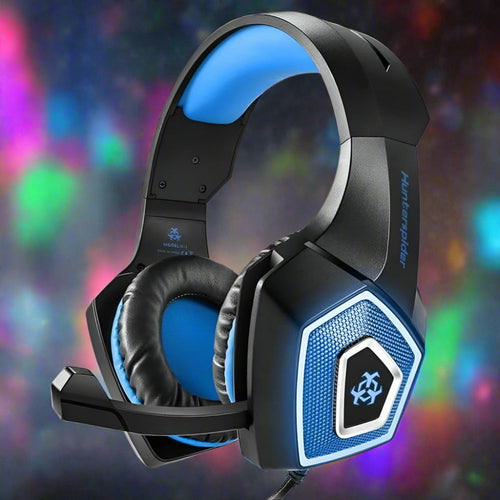 Auriculares gaming Dragon con micrófono y luz LED de 7 colores