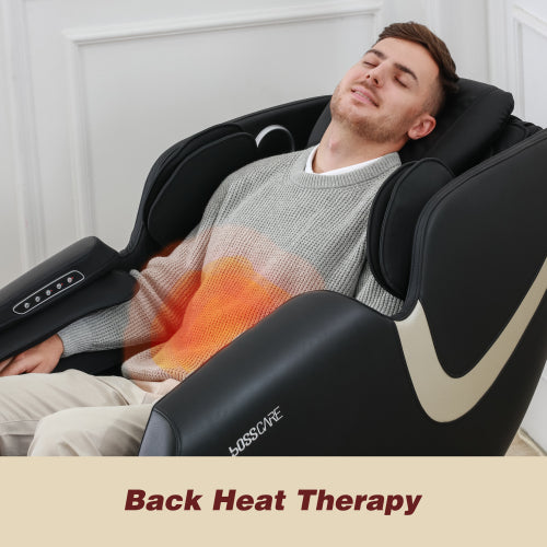 Sillón de masaje reclinable con gravedad cero, airbags y Bluetooth