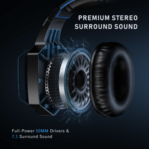 Auriculares gaming estéreo con micrófono para Xbox One y PS4