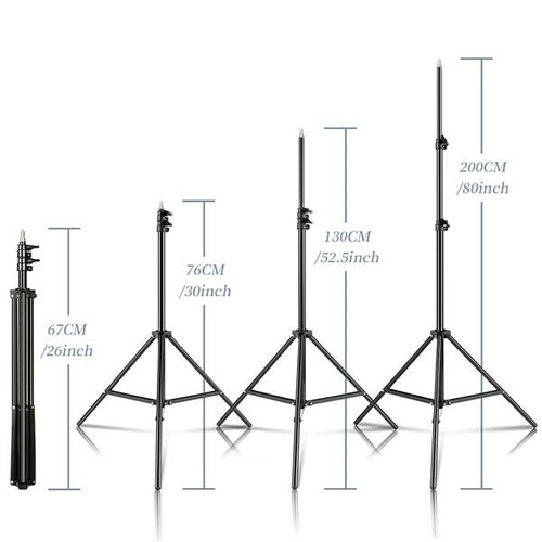 Aro de luz LED 6\" con trípode, pinza y mando Bluetooth