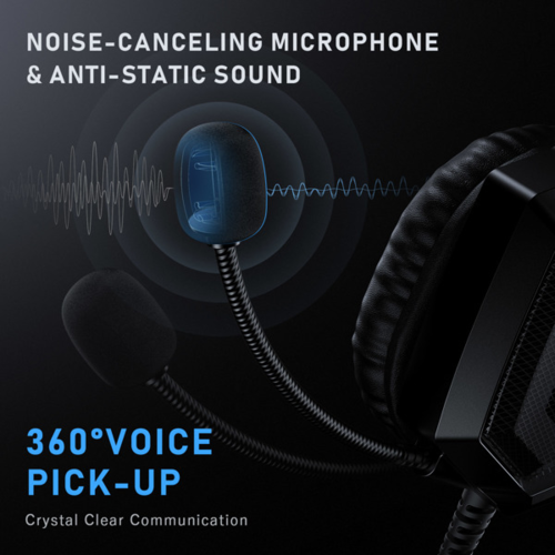 Auriculares gaming estéreo con micrófono para Xbox One y PS4