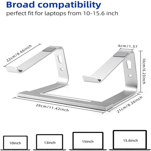 Soporte elevador de aluminio para portátil ajustable