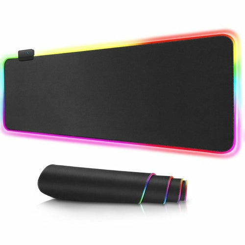 Alfombrilla gaming RGB Ninja Dragons grande con luz LED